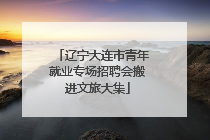 辽宁大连市青年就业专场招聘会搬进文旅大集