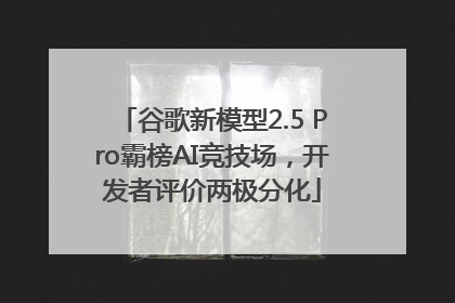 谷歌新模型2.5 Pro霸榜AI竞技场，开发者评价两极分化