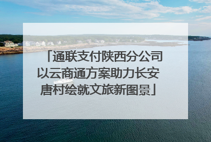 通联支付陕西分公司以云商通方案助力长安唐村绘就文旅新图景