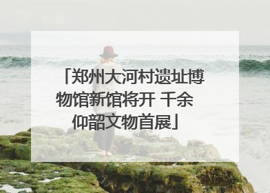 郑州大河村遗址博物馆新馆将开 千余仰韶文物首展