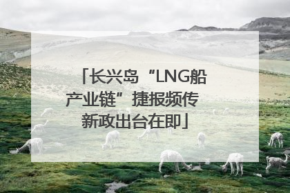 长兴岛“LNG船产业链”捷报频传 新政出台在即
