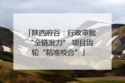陕西府谷：行政审批“全链发力” 项目齿轮“精准咬合”