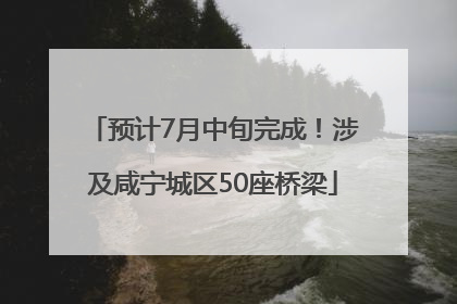 预计7月中旬完成！涉及咸宁城区50座桥梁