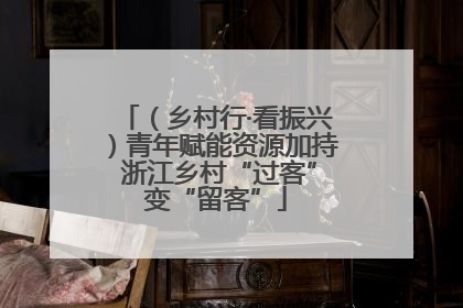 （乡村行·看振兴）青年赋能资源加持 浙江乡村“过客”变“留客”