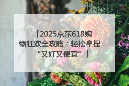 2025京东618购物狂欢全攻略：轻松拿捏 “又好又便宜”
