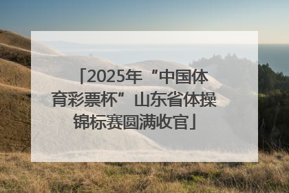 2025年“中国体育彩票杯”山东省体操锦标赛圆满收官