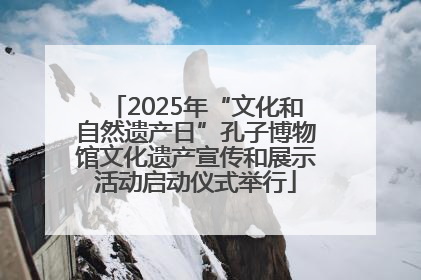 2025年“文化和自然遗产日”孔子博物馆文化遗产宣传和展示活动启动仪式举行
