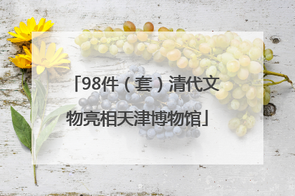 98件（套）清代文物亮相天津博物馆