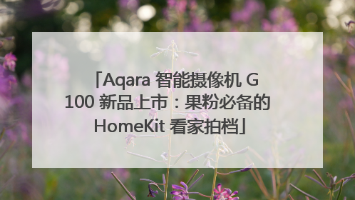 Aqara 智能摄像机 G100 新品上市：果粉必备的 HomeKit 看家拍档